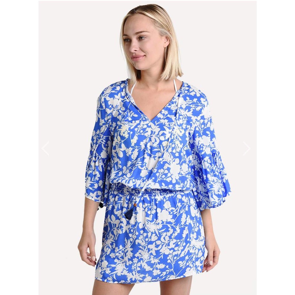MAAJI Blue Beach Daze Dress - size Medium